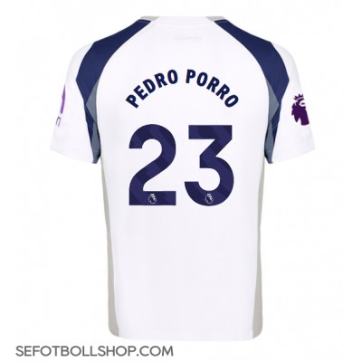 Billiga Tottenham Hotspur Pedro Porro #23 Hemma fotbollskläder 2025-26 Kortärmad Billiga Tottenham Hotspur Pedro Porro #23 Hemma fotbollskläder 2025-26 Kortärmad